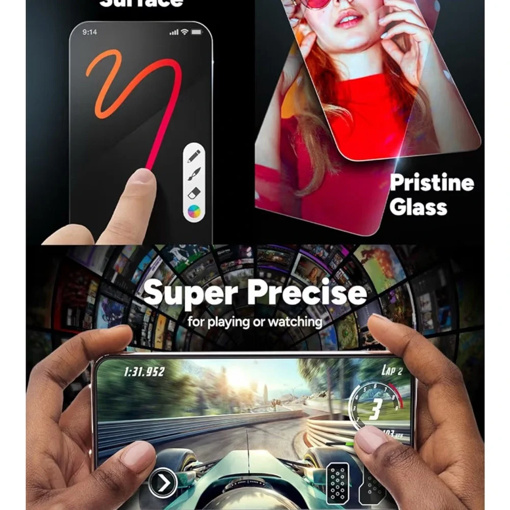 Glass Elite Screen Protector for Google Pixel - Black